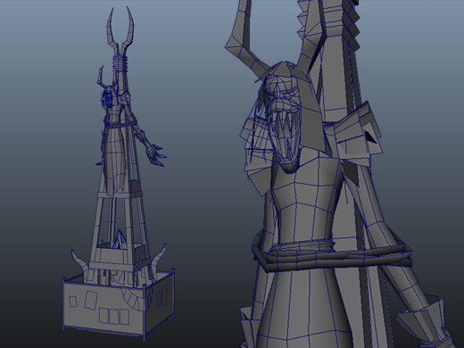 Burning Tower Model