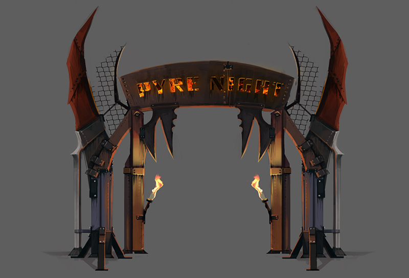 Pyre Night Gate Concept
